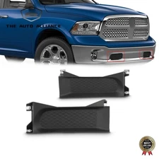Pair Front Bumper Trim For 2013-2022 Ram 1500 For 2019-2022 1500 Classic LH + RH