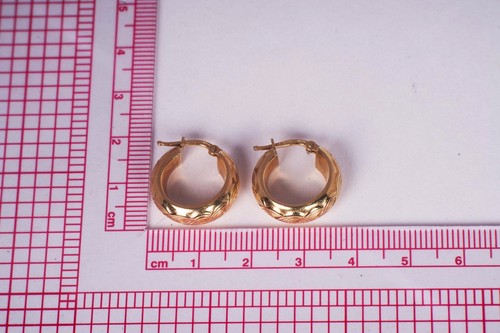 14K Gelbgold Ohrringe - Bild 3 von 4