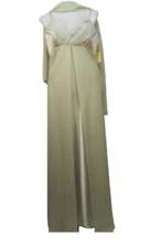 Aspeed Ladies Formal Dress Chiffon Overlay With Scarf Green Size 2XL