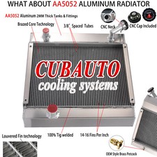 3-Rows Radiator Fits For John Deere 210C Backhoe 482C Forklift #AT129141,AR5704
