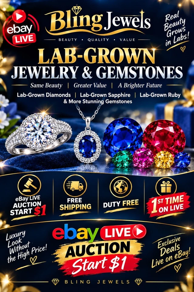 Super Luxury Jewelry in Lab-Grown Sapphire Ruby Diamond Join Event