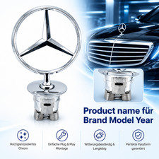 Motorhaubenemblem Haubenstern für Mercedes Benz W202 W203 W210 W220 Stern Motorhaubenemblem Haubenstern für Mercedes Benz W202 W203 W210 W220 Stern
