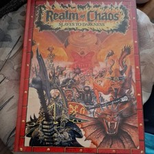 Warhammer Realm Of Chaos: Slaves to Darkness Reprint Book (Sealed, New)