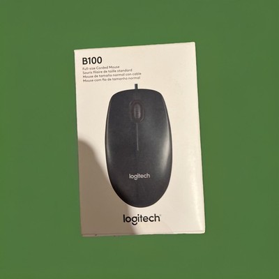 Logitech B100 Optical USB Mouse,Black
