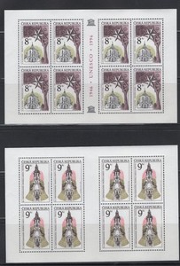 Czech Republic 1996. UNESCO. Architectural Sites. Scott # 2989a, 2990a. MNH, VF