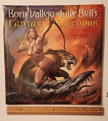 2006 Sealed Boris Vallejo & Julie Bell Fantasy Calendar