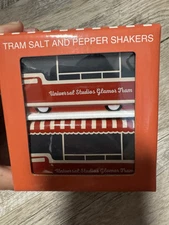 Universal Studios Hollywood Studio Tour Tram 60th Anniv Salt & Pepper Shaker Set