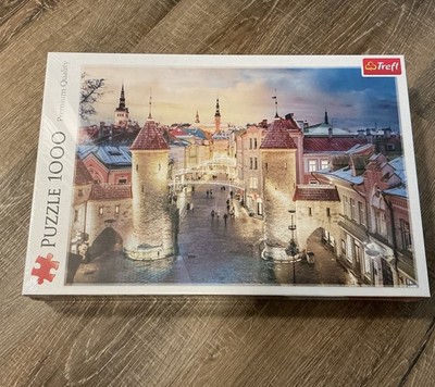 Premium Quality Trefl Old Tallinn Viru Street Estonia Puzzle 1000 New Sealed