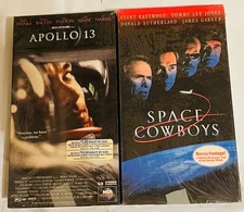 VHS Apollo 13 & Space Cowboys Fantasy Lot (2)