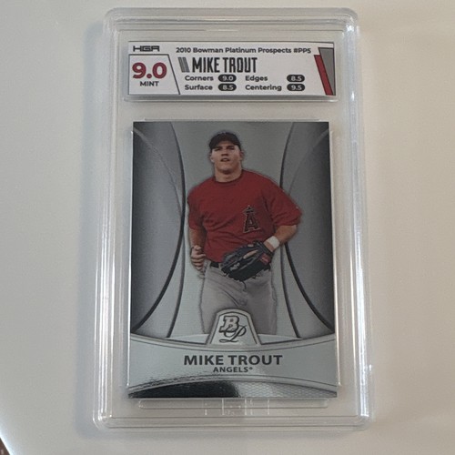 Mike Trout [Purple Refractor] #PP5 2010 Bowman Platinum Prospects card