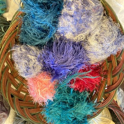 Fun Fur Lot- Assorted Brands and  Colors,  over 13 ounces