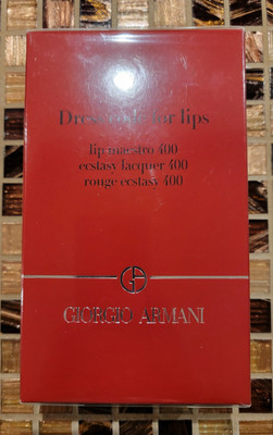 Giorgio Armani Dress Code For Lips 4 Items Travel Exclusive. New In Sealed Box.