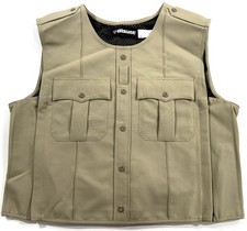 NWOT BLAUER 8370 POLY ARMORSKIN VEST OUTER ARMOR CARRIER SILVER TAN MD/LG TALL