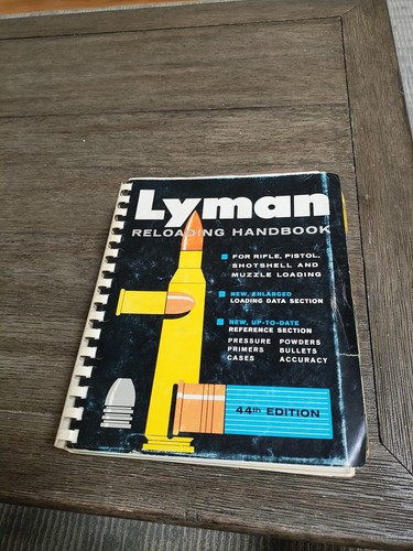Lyman Reloading Manual 44th Edition 1967