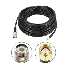 1PCS,SMA Male to TNC Male RG58 RF Coaxial Cable 50 Feet