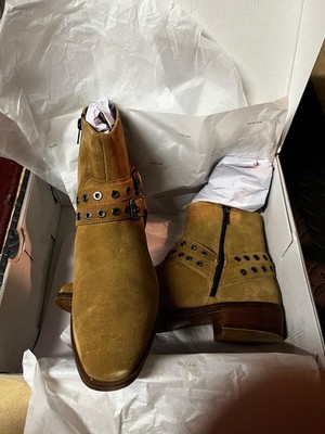 Aldo, 10.5, Tan Aldo Mens Leather Suede Penny Loafers Mens Sz 10.5 Tan  main image 3