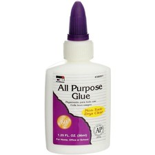 Charles Leonard Bottle of White All-Purpose School Glue, AP Certified, 1.25 O...