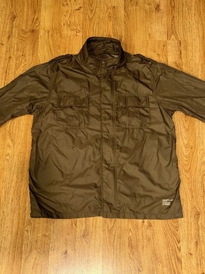 Stussy Military M65 Style 2 Chest Pocket Windbreaker Light Zip Up Button Jacket
