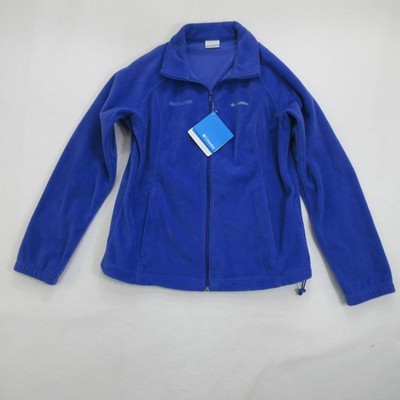 Columbia Womens Jacket XL Benton Springs Full Zip Fleece Grand Canyon Blue New