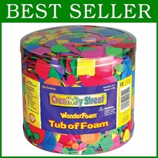 Creativity Foam Shapes Set, 3000 Pieces