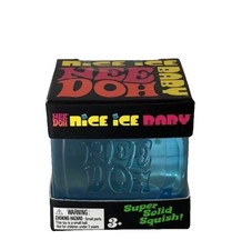 Needoh Nee Doh Schylling Nice Ice Baby- BRAND NEW AUTHENTIC BLUE 1.25 IN HAND