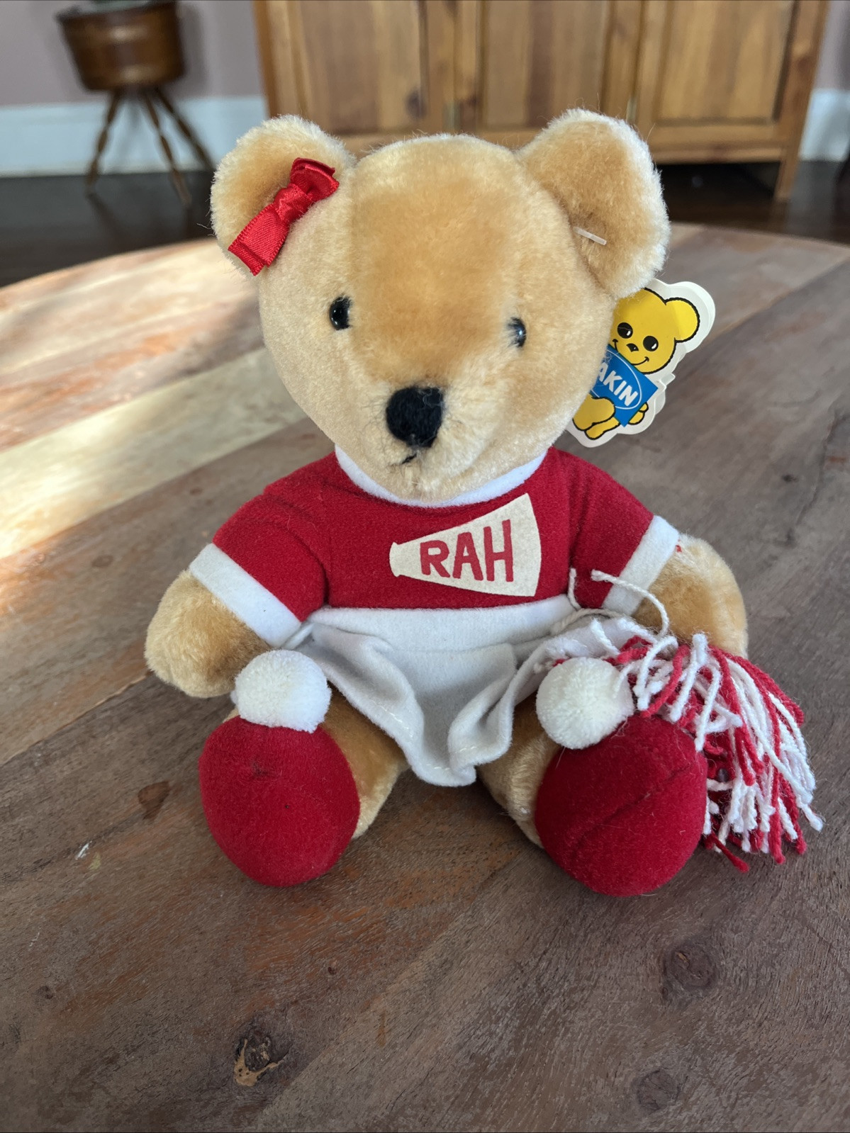 6-Inch Rah Rah Teddy Bear by Dakin - Soft Plush Stuffed Animal