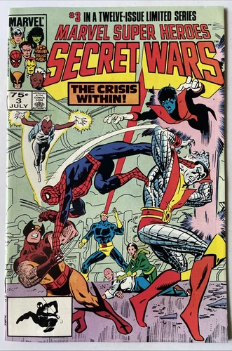 Marvel Secret Wars #3 HTF 2nd Print! KEY 1st Appearance Titania! 1st Volcana!