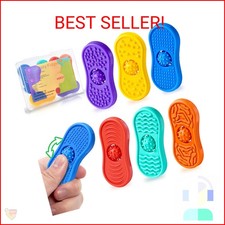 Sensory Fidget Toys For Kids 6 Pack Silicone Worry Stones for Autism ADHD Calm