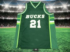 Alvin Robertson #21 Milwaukee Bucks Customized Jersey Mens Sz 54 Preowned