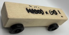 VINTAGE CUB SCOUTS PINEWOOD DERBY CAR  WOOD N GO  