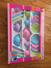 New In Box Barbie 30 Piece Dinnerware Set