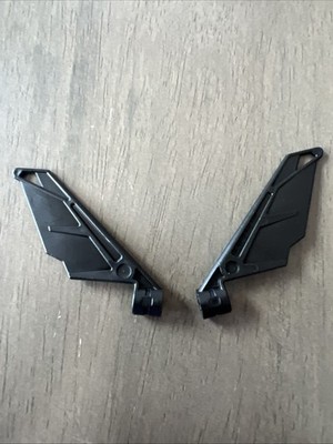 LEGO 61800 Black Bionicle Wing Small / Tail with Axle Hole Two Pieces