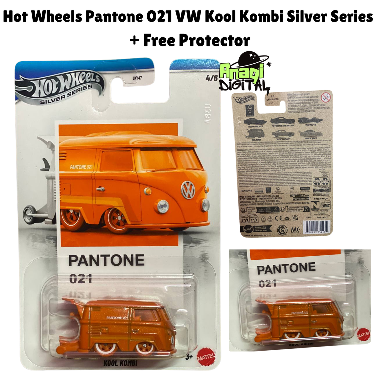 Hot Wheels Silver Series Kool Kombi Pantone 2026-A (In-Stock) New