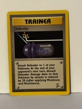 Defender Uncommon Base Set 2 109/130 Near Mint Pokemon Fast Ship