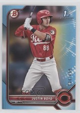 2022 Bowman Draft Sky Blue 106/499 Justin Boyd #BD-13 ng3