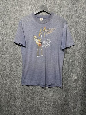 Vintage 1970s Pat Travers Band Shirt Go for what you know Tour Medium USA