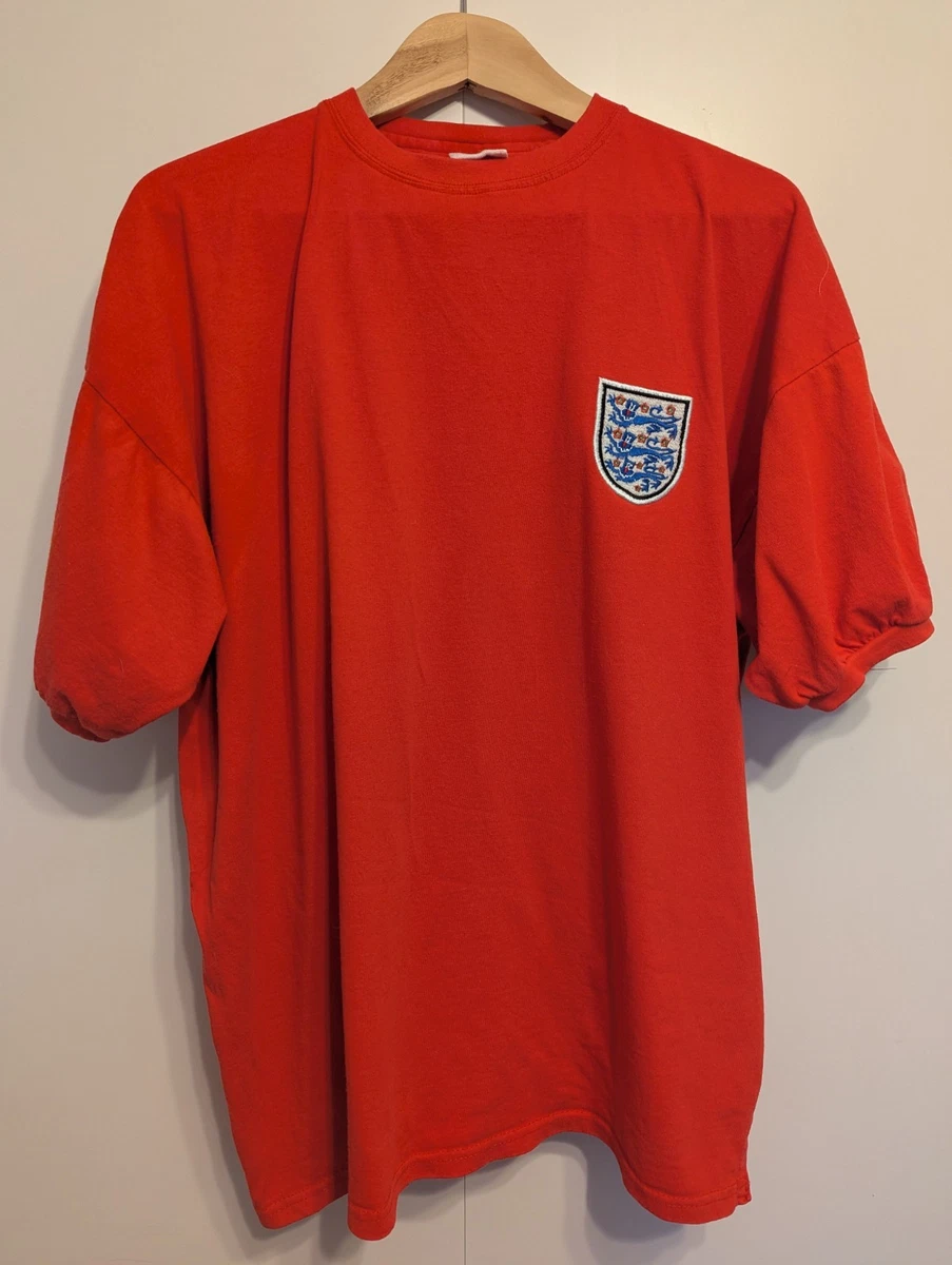 Maillot Vintage Angleterre #66 – Homme Taille XL – Rouge – Occasion Bon état – Fan Soccer