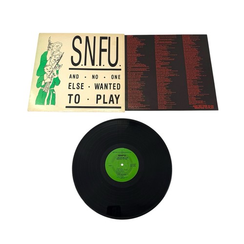 SNFU And No One Else Wanted To Play Original 1985 Vinyl LP Schallplatte USA BYO 3rd