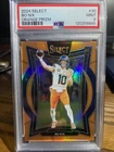 2024 Panini Select Bo Nix Orange Prizm /49 PSA 9 (POP 4)  #30