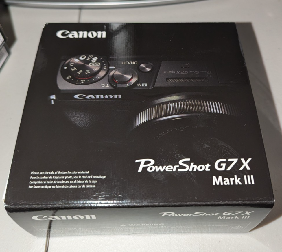 Canon PowerShot G7 X Mark III 20.1MP Digital Point and Shoot