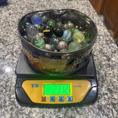 2,3 Kg Vintage Murmeln Dachbodenfund