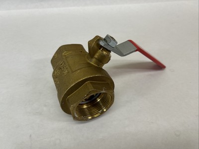 Vir Brass Ball Valve 150WSP 125G BRS 1/2 PSIG 5G 3.16 20-11 600WOG 1-1/2