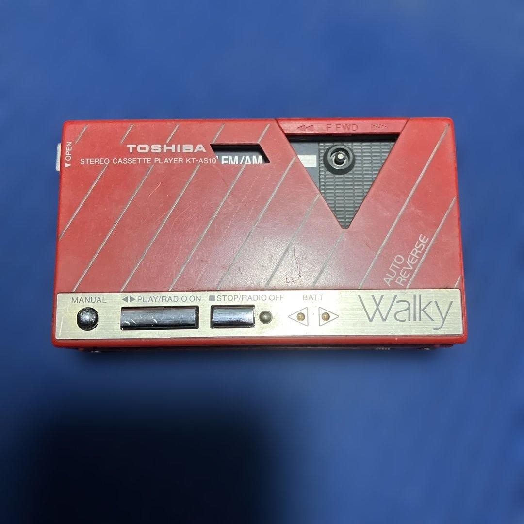 Walky] TOSHIBA KT-AS10 Vintage Portable Cassette Player Radio | eBay