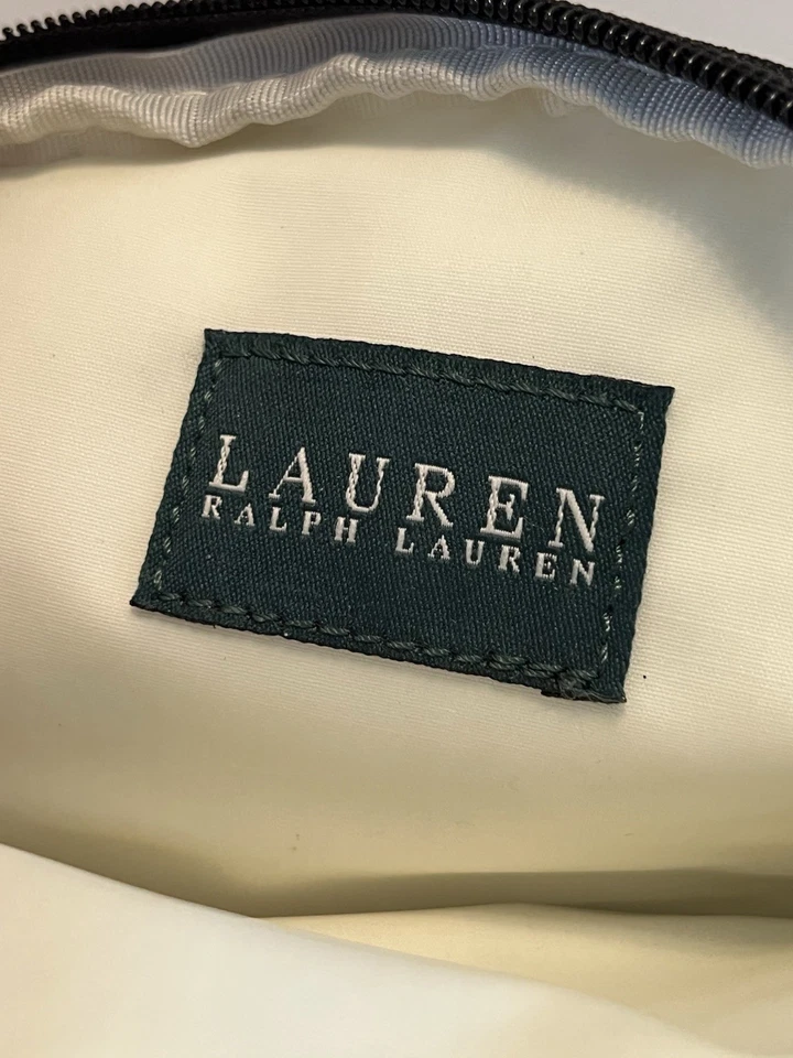 Bolso de Cosméticos de Viaje Ralph Lauren RLL Signature Multi Logo Cremallera Foto 3 de 4