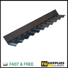 Black PVC Wall Flashing for CorruPlast Corrugated Roofing Sheets – Profile 76/18