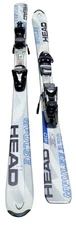 HEAD MPULSE 3.70 DOWNHILL SKIS 160 cm With TYROLIA Bindings Excellent Condition 