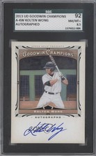 2013 Upper Deck Goodwin Champions Auto Kolten Wong #A-KW SGC 92 Auto m5x