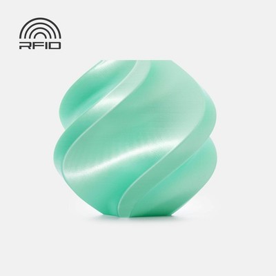 Bambu Lab 3D Printer Filament PLA Silk+ - Mint