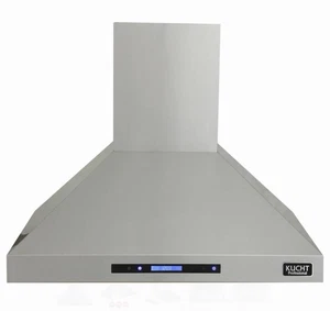 Kucht Professionnel 30" Hotte murale en acier inoxydable moderne en argent