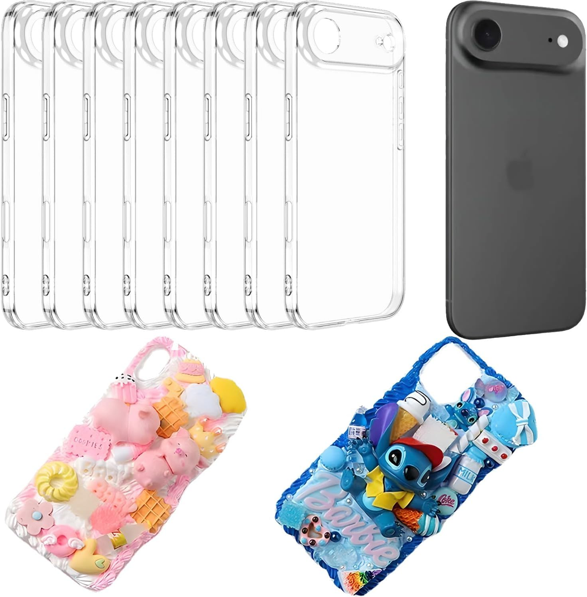DIY Phone Junk Case for Iphone, 10 Pack Clear Cases, Crystal Transparent Junk Ca | eBay DIY Phone Junk Case for Iphone, 10 Pack Clear Cases, Crystal Transparent Junk Ca | eBay